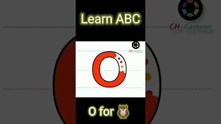 O for Owl | ABC cartoon | CH-Cartoon