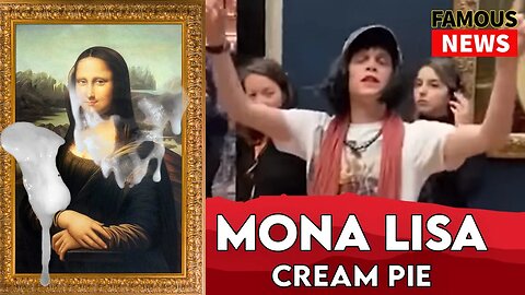 Crazy Man Dressed As An Old Woman Attacked The Mona Lisa | FAMOUS NEWS