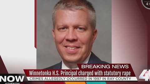 Winnetonka principal charged with statutory rape