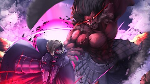 Best Anime Fight - Saber Alter vs Berserker