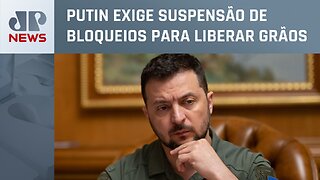 Zelensky vai à zona dominada por russos para demonstrar força