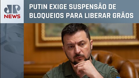 Zelensky vai à zona dominada por russos para demonstrar força