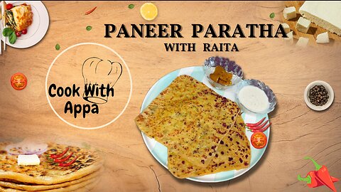 Paneer Paratha / Paneer Paratha Dhaba Style
