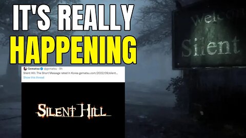 Silent Hill: The Short Message OFFICIALLY RATED - New Silent Hill Game Coming?!