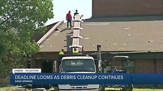 Deadline looms as debris cleanup continues