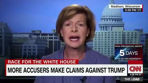 Complicit: Sen. Tammy Baldwin; Trump A "Truly Dangerous Man And He Cannot And Will Not Be President"