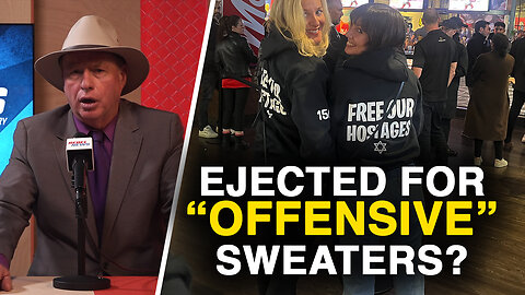 'Free Our Hostages' sweater too 'political' for MLSE as Raptors fans ejected from arena