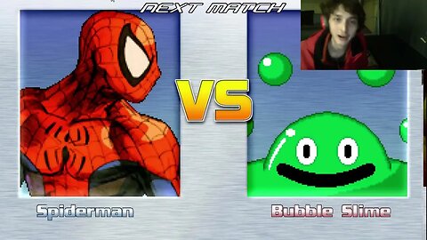 Spider Man VS Bubble Slime In An Epic Battle In The MUGEN Video Game With Live Commentary