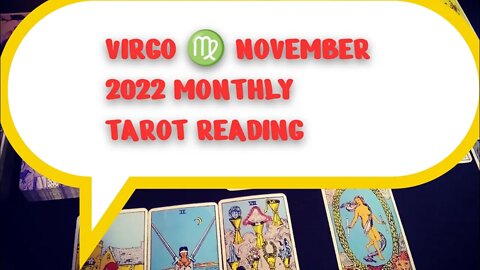 VIRGO ♍ THIS IS AMAZING! NOVEMBER 2022 MONTHLY TAROT READING