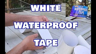 Hoping to repair my metal shed with Better Boat White Waterproof Tape and Sealant (Part 1 of 2)