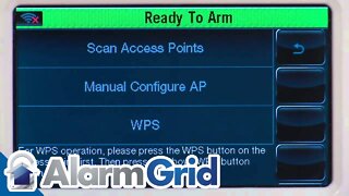 Honeywell L5100: Connecting to WPS using the LYNXTouch L5100 Security System