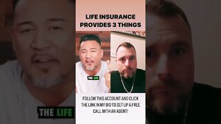 Life Insurance offers you 3 things. LEARN HERE! Follow! Click the link in my bio for a free consulta
