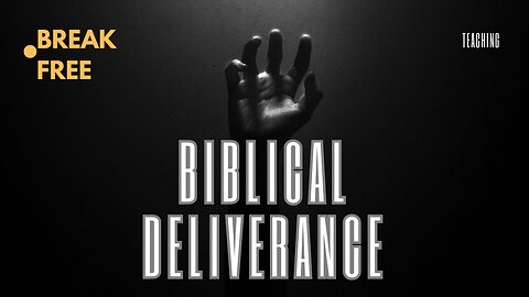 Biblical Deliverance 0510124 Teaching Lust Anger Rebellion Offenses