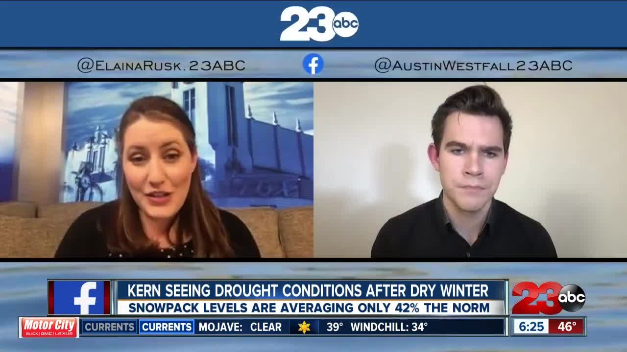 Chief Meteorologist Elaina Rusk discusses drought conditions in Kern County