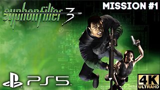 Syphon Filter 3 Gameplay Walkthrough Part 1 | PS5 | 4K (No Commentary Gaming)