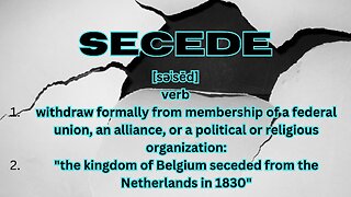 SECEDE From The State, From Voting Machine Systems and From Tyranny!