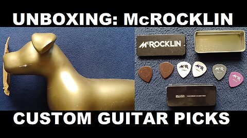UNBOXING *SPECIAL* McRocklin Custom Guitar Pick Collection Tin!