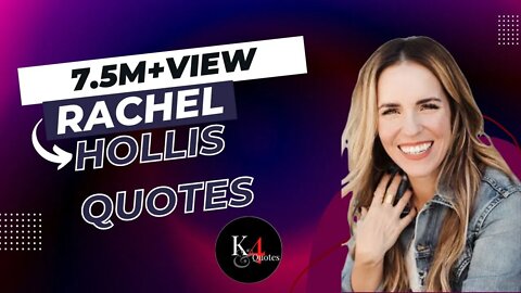 Rachel hollis Quotes in english|Best quotes|Rachel hollis|K4Quotes