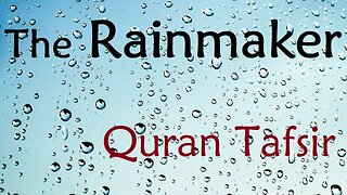 God, water & rain - English Tafsir - Session 082 - The Cow - Verse 060