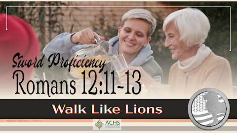 "SP: Romans 12:11-13" Walk Like Lions Christian Daily Devotion with Chappy May 20, 2021