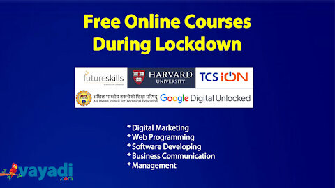 Free Certification Courses During Lockdown