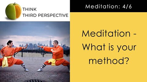 What method do you use to meditate? Methods of meditation you did not know! Epi - 4/6