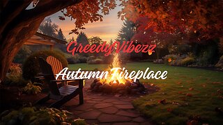 Autumn Fireplace | Fireplace ambience with crackling fire sounds