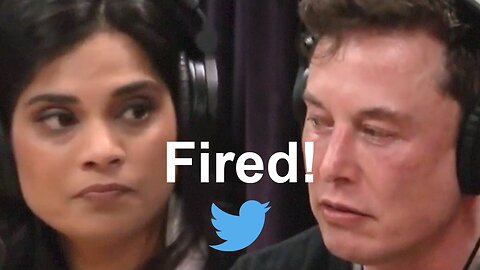 Elon Musk Fires Twitter's Vijaya Gadde ON AIR!