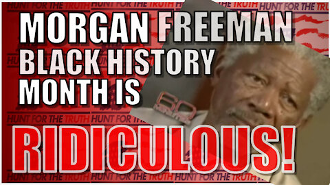 MORGAN FREEMAN I FIND BLACK HISTORY MONTH RIDICULOUS-60 MINUTES WITH MIKE WALLACE 2005