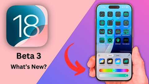 iOS 18 Beta 3 RELEASED! What's New? Features + Bug Fixes and Battery Life!