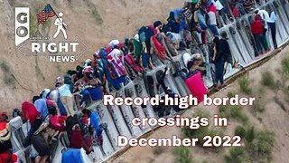 Record-high border crossings in December 2022 #GoRight News with Peter Boykin