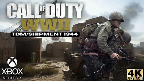 Call of Duty: WWII | Domination on Shipment 1944 | Xbox Series X|S | 4K (No Commentary Gameplay)