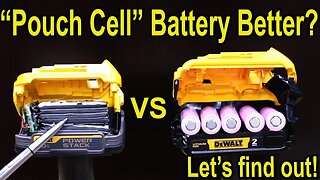 Compact “Pouch Cell” Battery Better vs Large Lithium Batteries? PowerStack vs DeWalt 2 AH vs 5 AH