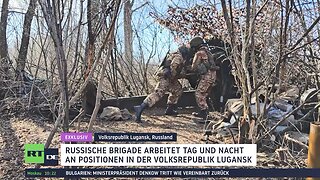 Exklusiv aus Lugansk: Die russische Artillerie im Einsatz