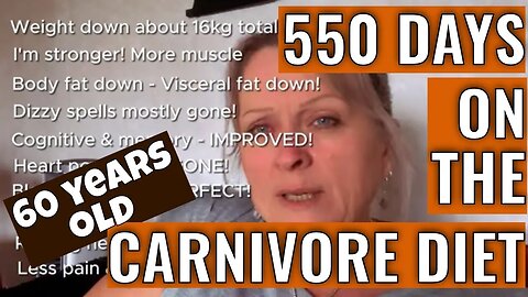550 Days on a Carnivore Diet: 60 Year Old Carnivore Getting Results