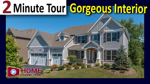 Farmhouse Style Custom House Tour - Luxury Home Design in Wheaton IL - Chicago Area Homes