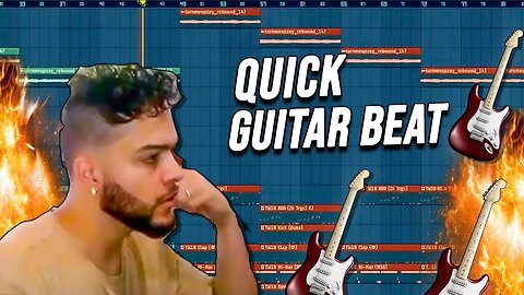 Cashmoney Ap Making a Guitar Beat QUICK 😮‍💨🔥