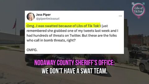 Was Jess Piper SWATted? Libs Of TikTok Presents Video Evidence Contradicting Her Claim