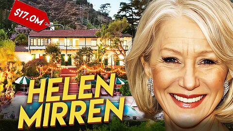 Helen Mirren | House Tour | $17 Million Lake Tahoe Mansion & More