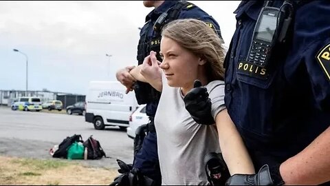 Climate activist Greta Thunberg is accused of breaching a police order while protesting.