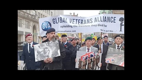 BRAVE BRITISH VETERANS LEAD THE WORLD TO FREEDOM | Worldwide Rally London 2021