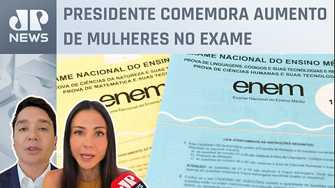 Primeiro dia de Enem registra abstenção de 28,1%; Klein e Dantas analisam