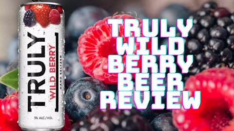 Truly Wild Berry Hard Seltzer Review Cheers!