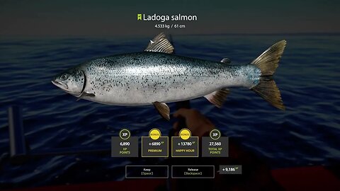 Russian Fishing 4 Ladoga Archipelago Ladogo Salmon 4 . 533 Kg