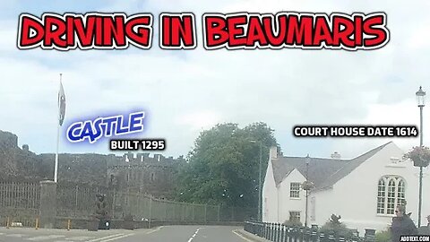 DRIVING - WELSH TOWN WITH CASTLE ( BEAUMARIS )