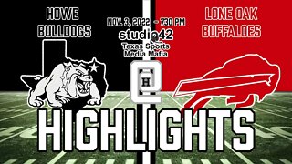 Howe Bulldogs vs. Lone Oak Highlights, 11/4/2022