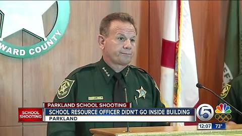 Marjory Stoneman Douglas school resource officer never confronted Parkland gunman, sheriff says