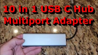 10 in 1 USB C Hub Multiport Adapter - Review