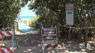 Beaches closed in Delray Beach