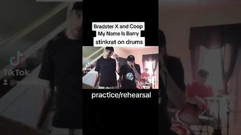 Bradster X and Coop with Stinkrat on drums #BXCMusic #horrorcorebeats #horrorcore #undergroundmusic